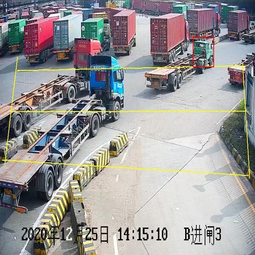 港口大貨車進出口安全管控AI智能抓拍預警系統(tǒng)